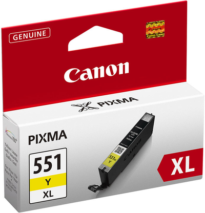 Ngjyrë për printer Canon CLI-551XL Y, e verdhë