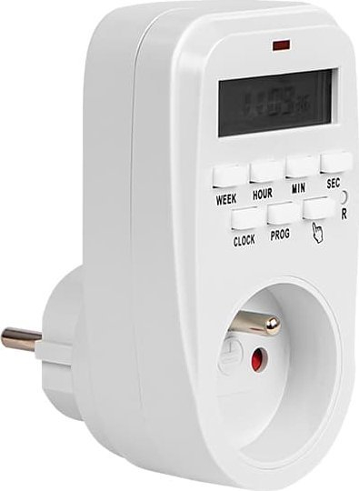 Timer prizë digjital Blow ETF-88A, 8 programe, ekran LCD, i bardhë