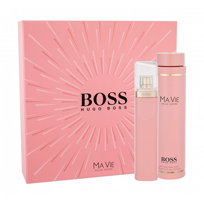 Set Hugo Boss, parfum Ma Vie Pour Femme 75 ml + losion trupi 200 ml