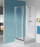 Mur anësor dushi Sanplast SS0 TX5b 80, xham sigurie 5mm, me Glass Protect, i tejdukshëm