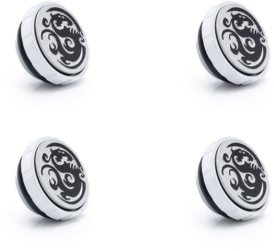Tapë mbyllëse ftohje uji Bitspower Artemis, G1/4", set 4 copë, e bardhë