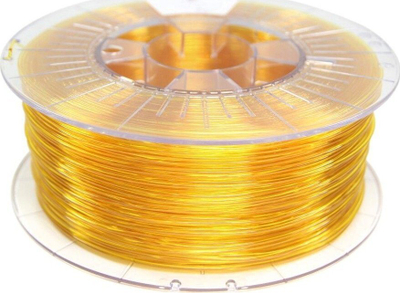 Filament 3D Spectrum PETG, transparent, i verdhë