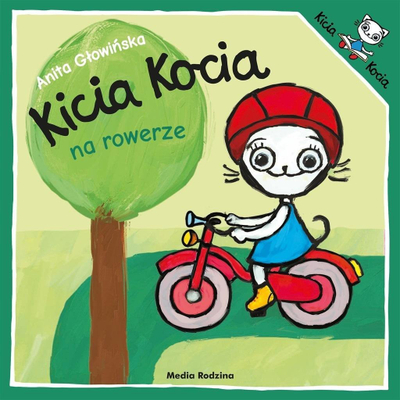 Libër për fëmijë Kicia Kocia On a Bicycle, Vol. 2, me ilustrime me ngjyra