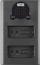 Karikues dykanalësh Newell DL-USB-C për bateri BLN1 me portë USB-C, gri
