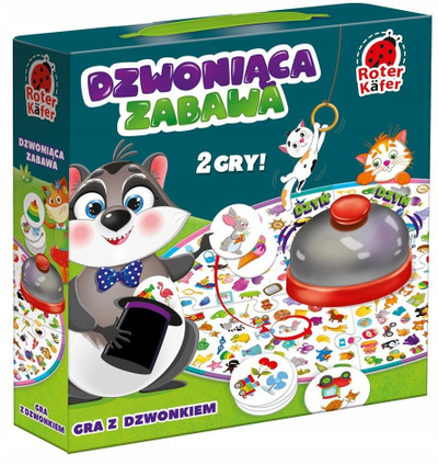 Друштвена игра Ringing Fun со ѕвонче, семејна, повеќебојна