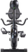 Biçikletë magnetike HMS R9259 Plus, 120kg, 142 x 65 x 98 cm, e zezë, e verdhë
