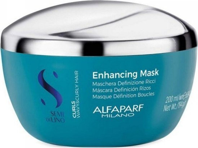 Maskë për flokë kaçurrela Alfaparf Semi Di Lino Curls Strengthening për femra, 200ml