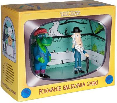 Set figurina Wawel Dragon dhe Profesor Gąbka, paketim kartoni, me ngjyra