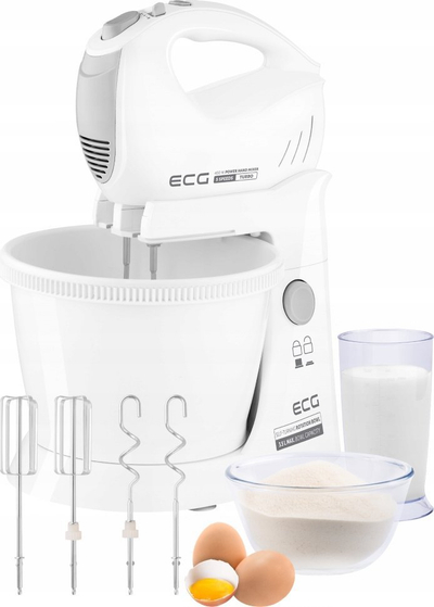 Mikser me tas ECG RSM 4052, 400W, 3.5L, i bardhë