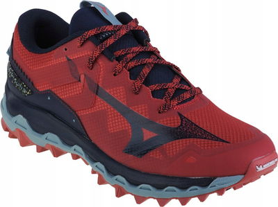 Atlete trail running Mizuno Wave Mujin 9 Men, meshkuj, të kuqe blu