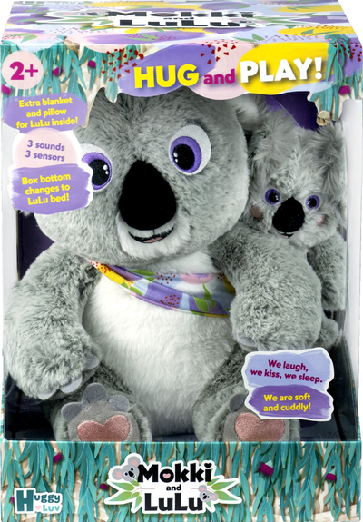 Lodër që reagon TM Toys Koala Mokki me gocën e vogël Baby Koala Lulu, pelush