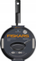 Tigan gatimi Fiskars Hard Face, 24 cm, me shtresë qeramike jo ngjitëse, i zi