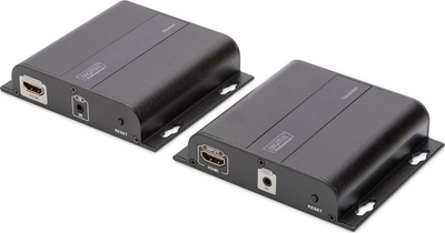 Sistem transmetimi AV Digitus 4K HDMI Extender, deri 120 m, CAT IP, i zi
