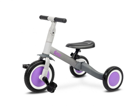 Biçikletë balancuese Smart Trike Folding për kalamaj, e kuqe