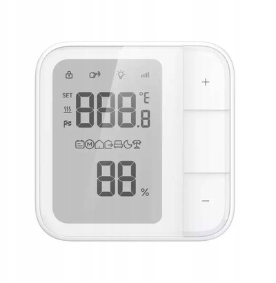 Termostat për ngrohje nën dysheme Aqara W500, i zgjuar, Thread edhe Zigbee, i bardhë