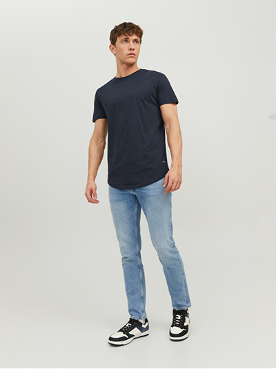 Maicë Jack&Jones JJENOA Long Line Fit 12113648 Navy Blazer REG