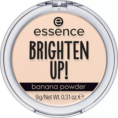 Pudër kompakte Essence Brighten Up! Mattifying Powder (Banana Powder)