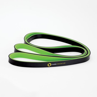 Shirit elastik rezistence HMS Powerband GU06, medium, 1 copë, jeshil