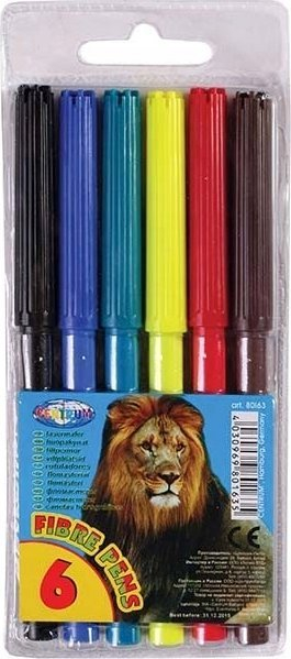 Set markera Centrum ZOO, 6 ngjyra të ndryshme, shumëngjyrësh