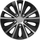 Kapakë rrotash VERSACO 10058 Rapide NC, 14", set, zi argjend