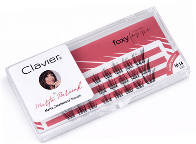 Qerpikë individualë Clavier Foxy Femme by Marta Parciak, 10-14mm, të zinj