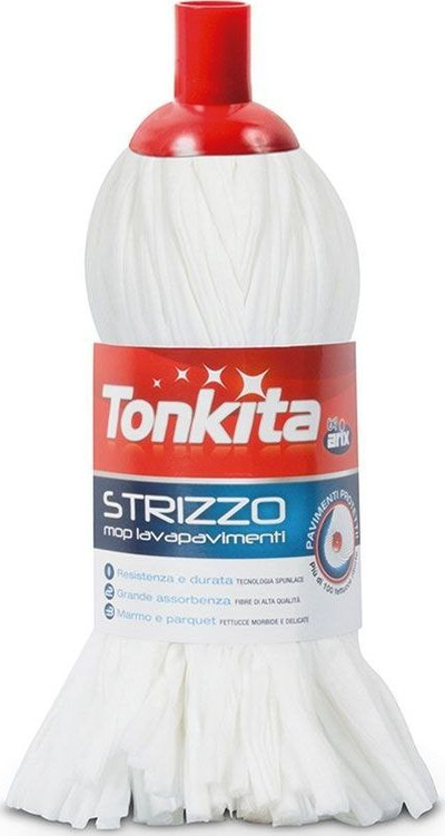 Kokë mop Arix Tonkita Strizzo TK775R, zëvendësuese, e bardhë
