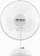 Ventilator tavoline Volteno, 23cm, i bardhë (VO0020)