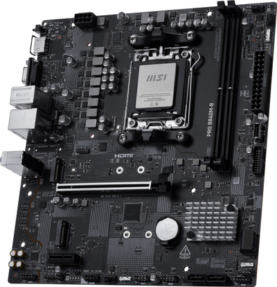 Pлоча MSI PRO B840M-B, AMD B840, лежиште AM5, Micro ATX