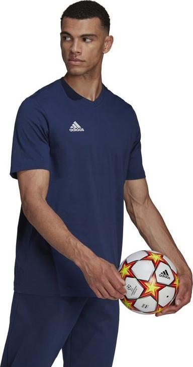 Bluzë sport Adidas Entrada 22 M HC0450, për burra, blu e errët