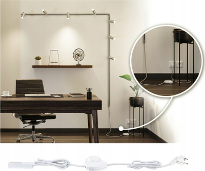 Furnizues energjie Paulmann URail me çelës, për sistem ndriçimi, krom mat