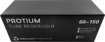 Rezervuar ftohës uji Singularity Computers Protium 150mm, 60mm, G1/4", i zi