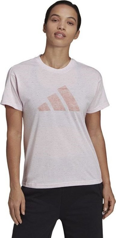 Bluzë sportive Adidas Winrs 3.0 Tee W HE1706, pambuk me poliestër, rozë