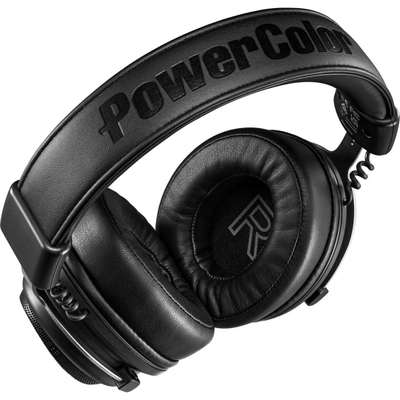 Слушалки за гејминг PowerColor ALPHYN AH10, безжични 2.4GHz, 30 часа батерија, црни
