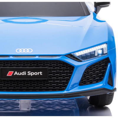Makina elektrike për kalamaj ENERO Audi R8 Spyder, 12V, me pult dhe muzikë, blu