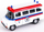 Maket makine Welly FSO Nysa 522 Ambulance, shkalla 1:39, i bardhë