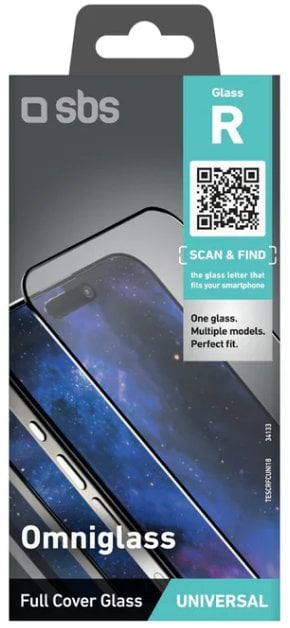 Qelq mbrojtës universal SBS Display Glass, për smartphone, transparent