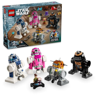 Lodër LEGO Star Wars 75392 Creative Play Droid Builder, set ndërtimi, 9+
