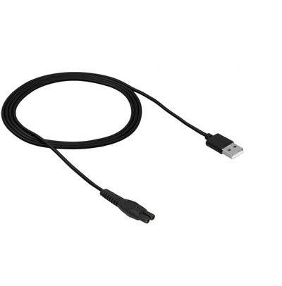 Kabllo karikimi Akyga AK-PD-10 për Philips OneBlade, USB, 1.8m, e zezë