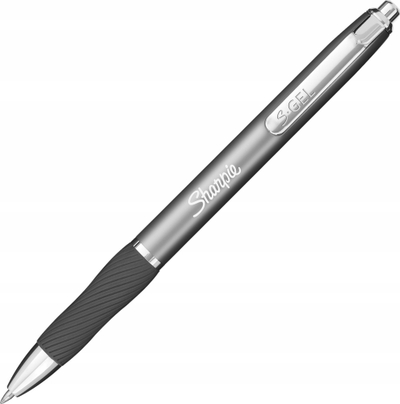 Stilolaps xhel Sharpie S Gel Metal, 0.7mm, bojë e zezë, gri çelik dhe rozë gold, set 2 copë me rimbushje