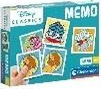 Loja edukative Clementoni Memo Pocket Disney Classics, 48 pllaka, për 2 lojtarë, shumëngjyrëshe