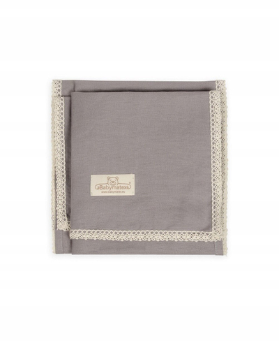 Batanije për kalamajt Babymatex Linen, material lino, 80x100cm, gri