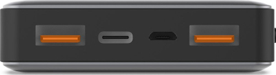Powerbank Lamax, 15000 mAh, i zi / i hirtë