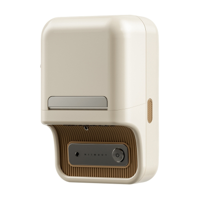 Printer etiketash NIIMBOT B21 Pro, portativ, Bluetooth, bezhë