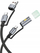Kabllo karikimi Hoco U138, USB A në USB C, 60W 3A, 1.2m, me dritë LED