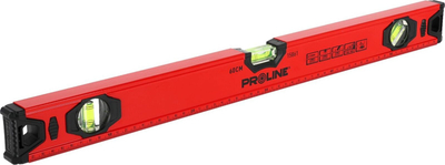 Nivelator Proline Standard, 40 cm, 3 fiolla, saktësi 1mm 1m, i kuq