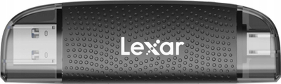 Читач на картички Лексар LRW310X, УСБ А Ц, СД микросд, црн