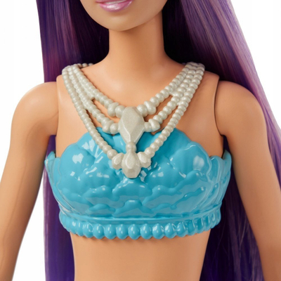 Kukull sirenë Mattel Barbie Dreamtopia, artikuluese, flokë rozë