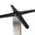 Bazë tavoline HM Base Inox HM424 201, 45x45x72cm, inoks, metalike