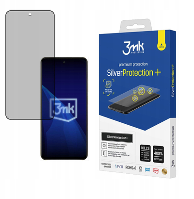 Заштитна фолија 3mk SilverProtection+ за Realme C75, антибактериска, транспарентна