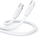 USB C во USB C Elements Silicone кабел, 1m, 240W 5A, бел